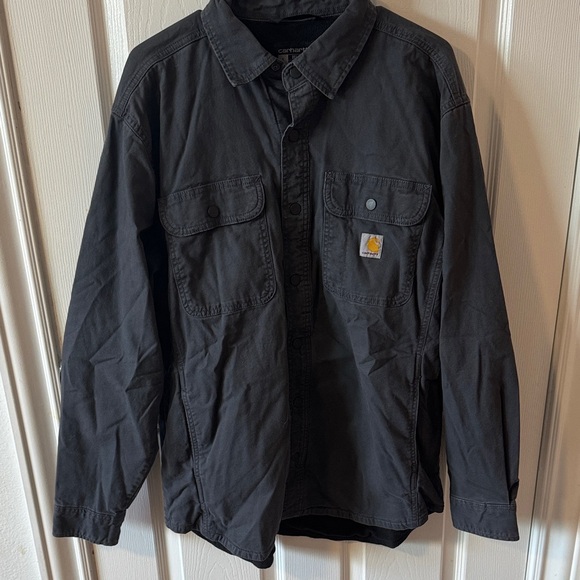 Carhartt Men's Dark Gray Shirt Jacket - Picture 1 of 3